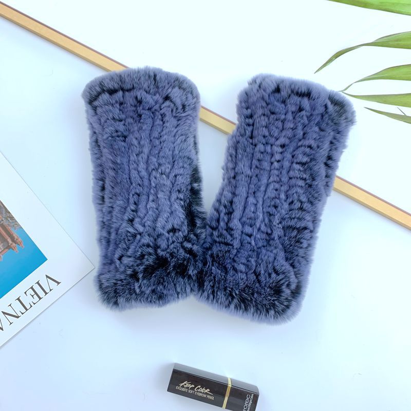 Cute Real Rabbit Fur Mittens - Warm & Stylish