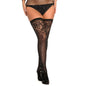 Sexy Black Anti-hook Foot-stepping Large-size Mesh Stockings