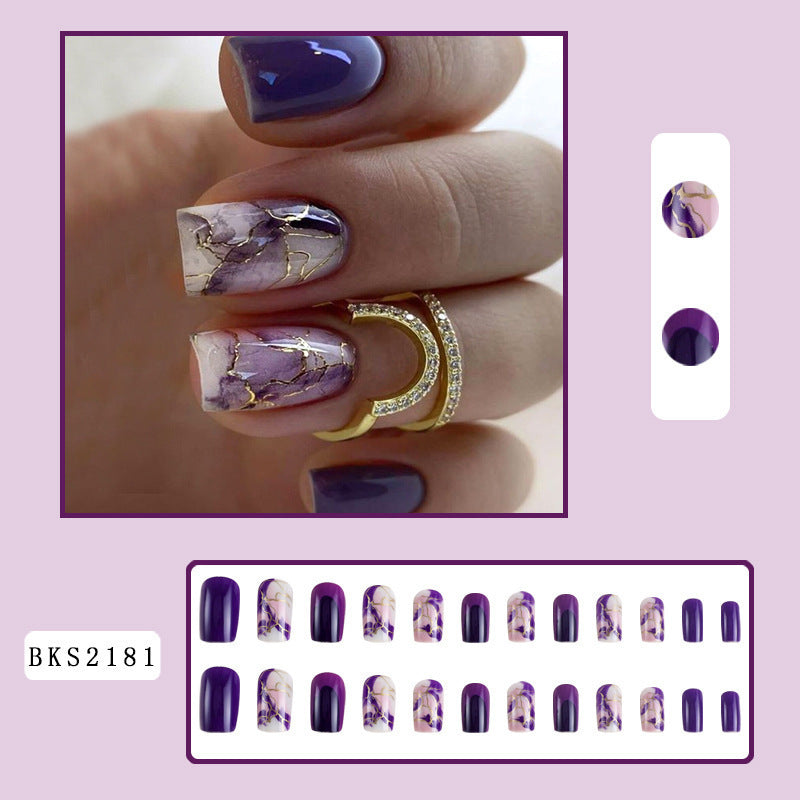 New FashionLong INS Style French Tip Nail Tips