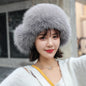 Warm Fox Fur Ear Flap Hat - Winter Accessory