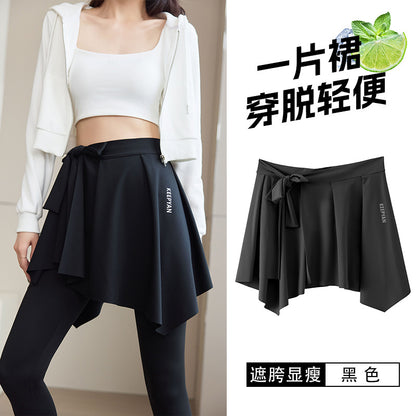 Stylish and Comfortable Yoga Skirt with Strap Detailing for Women