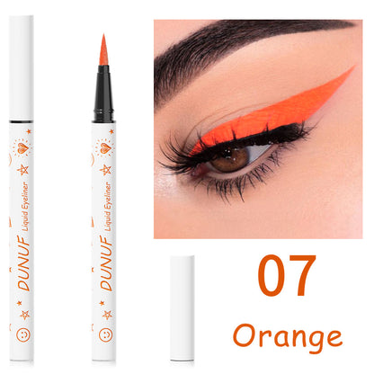 12-Color Long-Lasting Waterproof Liquid Eyeliner-Homeunderwear