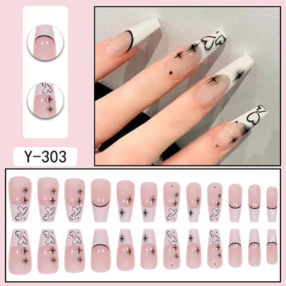 Y7 Removable Fall Nails: Pre-Made Nail Tips from Yiwu