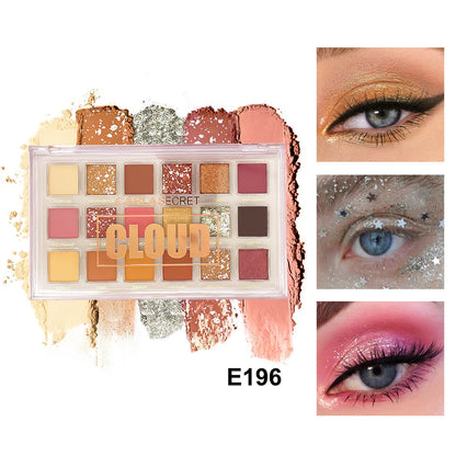 New Fashion18-Color Rose-Inspired Eyeshadow Palette - Shimmer and Matte-homeunderwear