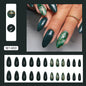 Aurora Flash Leopard Print Fall Nails 24 Pieces