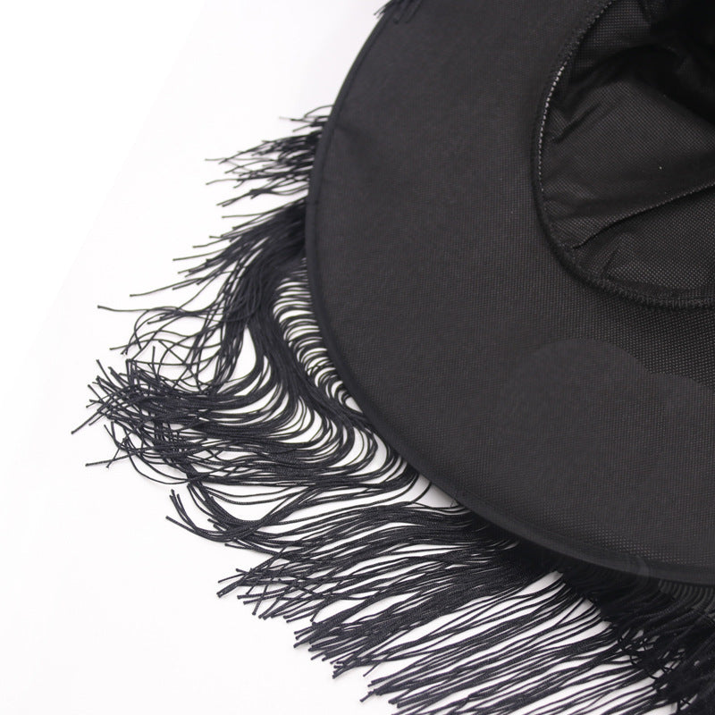 Halloween Tassel Witch Hat