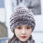 Winter Real Rabbit Fur Ear Flap Hat - Stylish & Warm