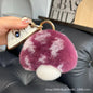 Cute Otter Fur Mushroom Keychain Plush Toy Gift