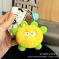 Cute Rabbit Fur Coal Ball Keychain Plush Bag Charm