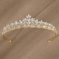 Marquise Gold Crystal Headband