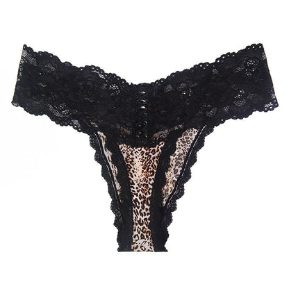 Leopard Lace Strap Everyday Panties