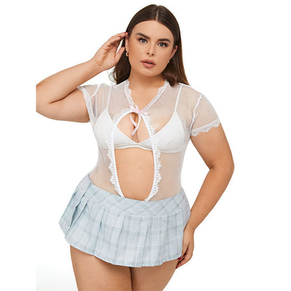 Sexy Plus Size Super Exposed Bed Temptation Costumes