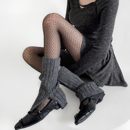 Sexy Twill Wavy High Elastic and Thin Anti-stripping Leggings Pantyhose