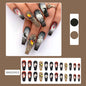 Web and Blood Drop Halloween Nail Tips