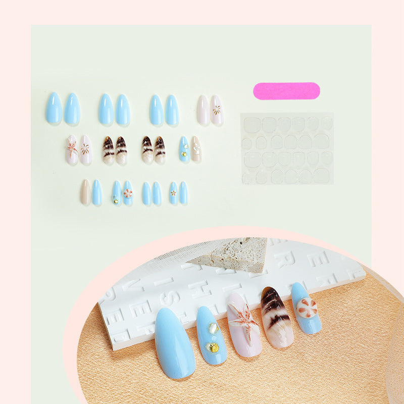 Almond Shape 3D Resin High-Quality Nail Tips