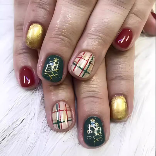 New FashionChristmas Nail Decals - Festive and Stylish-homeunderwear