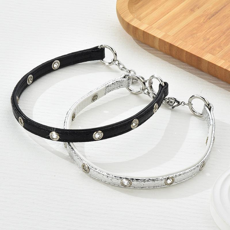 Retro Rock Punch Polished Choker