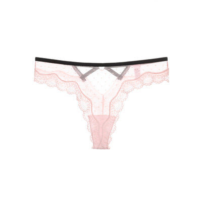 Sexy Homewear Underwear Lingerie Love Peach Butt Hollow Thong