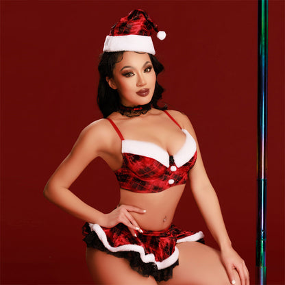 Free Shipping For Hot Christmas Two Piece Costumes