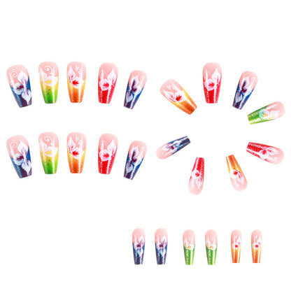 New FashionLong Shiny INS Style Nail Tips