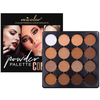 New Fashion16-Color Face Contour Palette - Long-Lasting-homeunderwear