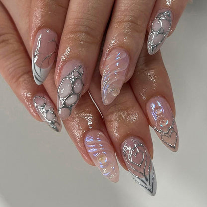 3D Water Wave Nail Tips for Instant Glamour