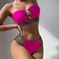 New Version of V-neck Silk Netted Brassiere and Full-Body Swimsuit-homeunderwear