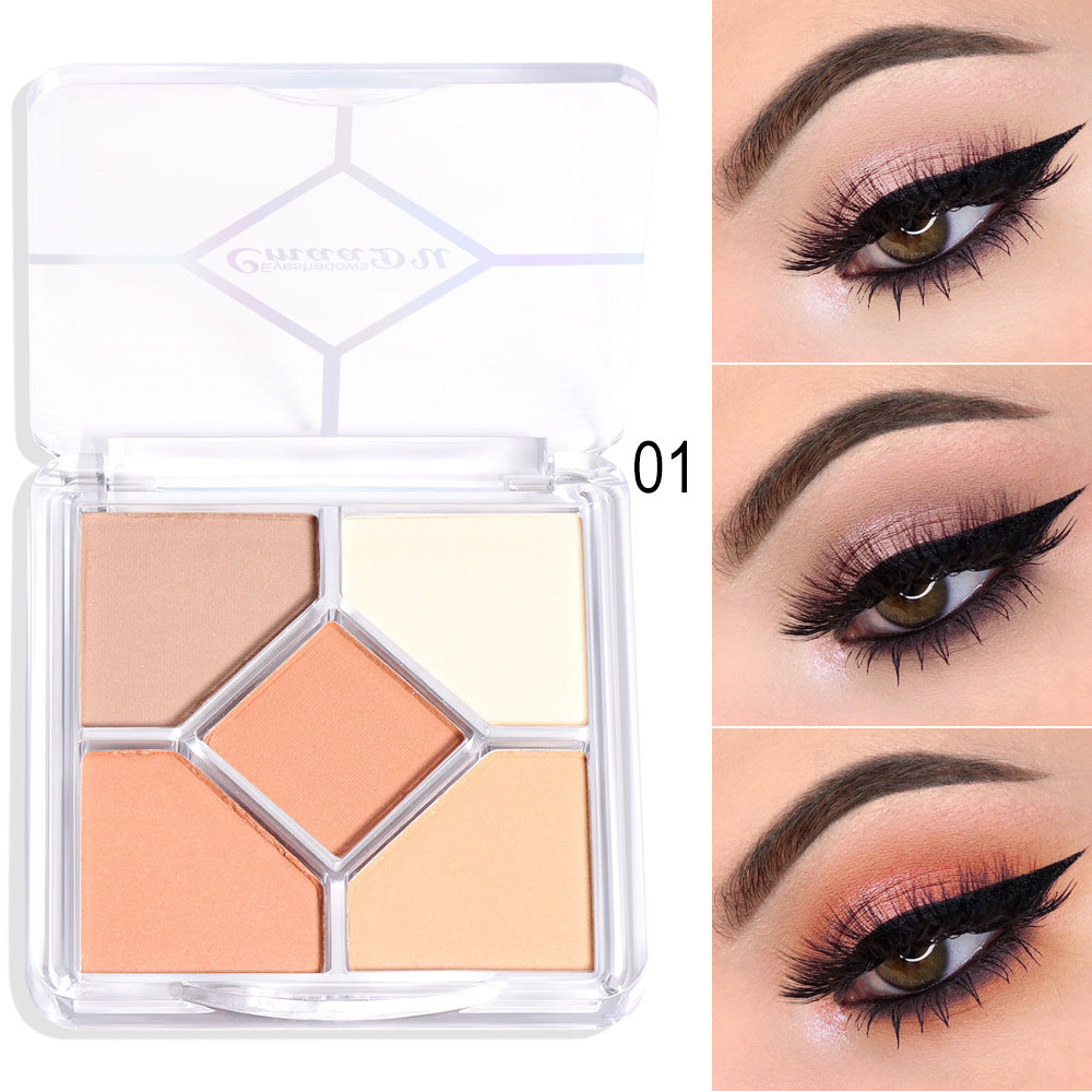 5-Color Eye Shadow Palette-Homeunderwear