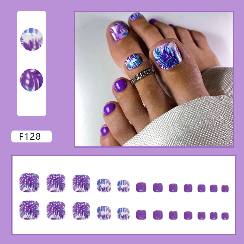 Adorable Pink Toe Nails, Aurora Finish for Feet