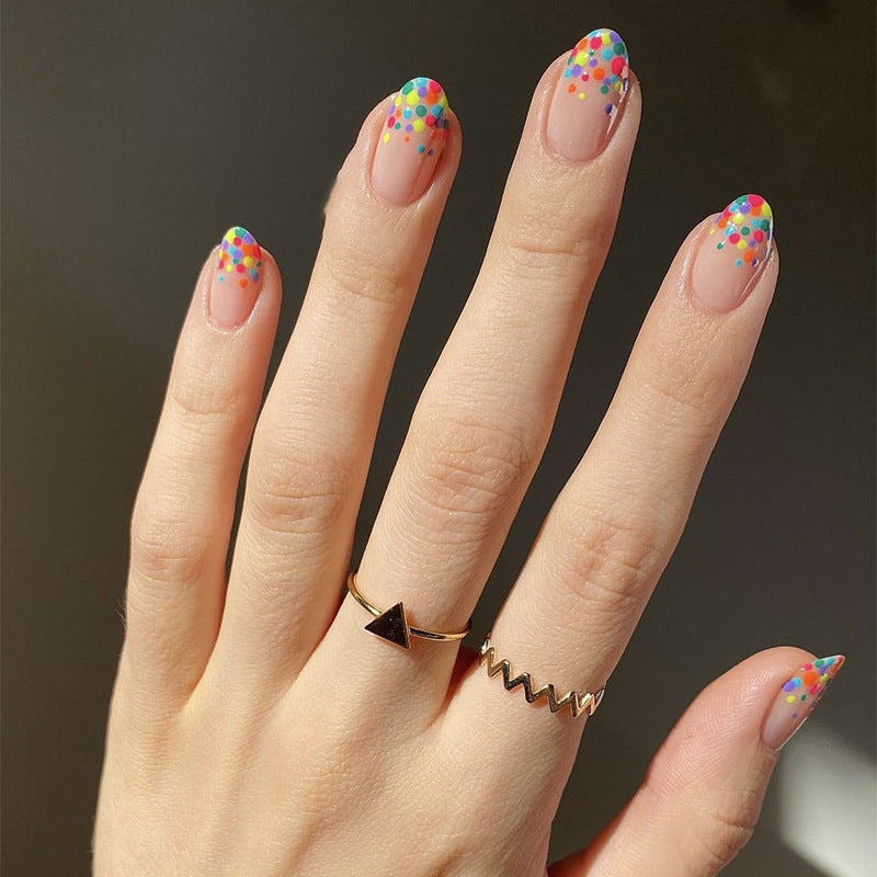 Candy-Colored Summer Nail Extensions, Cute and Waterproof