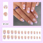 Fashionable Purple French Ins-style Nail Art