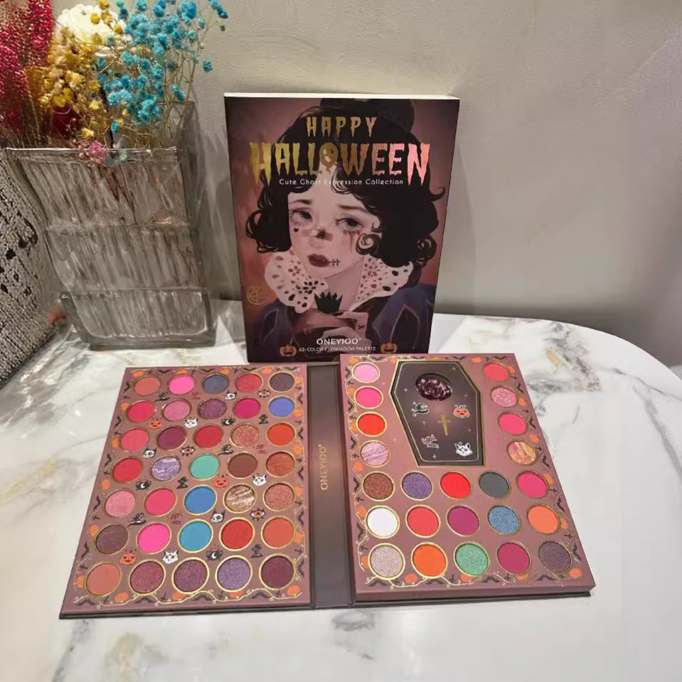 New FashionHalloween Best-Seller Eyeshadow Palette - Matte, Shimmer, Glitter-homeunderwear