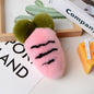 Wholesale Real Rabbit Fur Carrot Charm - Cute Keychain