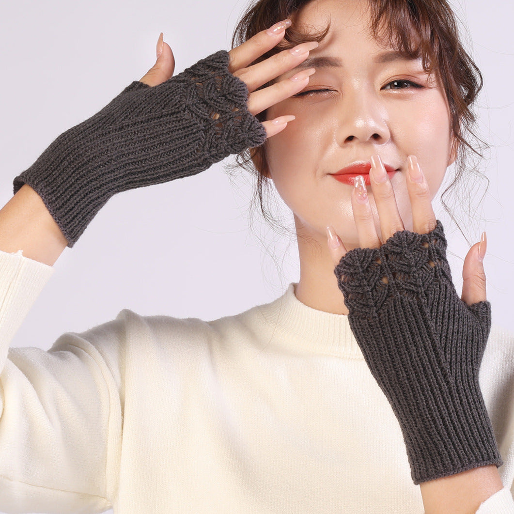 Wool Versatile Knitted Gloves