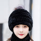 Winter Real Rabbit Fur Ear Flap Hat - Stylish & Warm