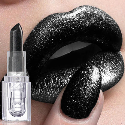 Waterproof Long-Lasting Black Gothic Lip Gloss