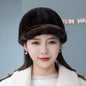 Winter Women's Mink Fur Baseball Cap - Stylish & Warm