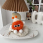 Colorful Fluff Ball Character Dust Ball Keychain Accessory