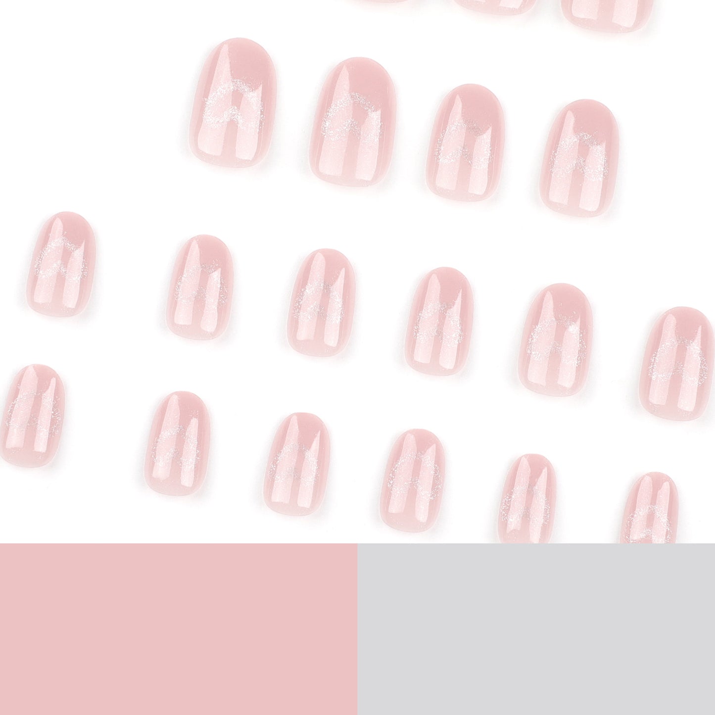 Adorable Cat Eye Nail Art Stickers, Trendy Pink