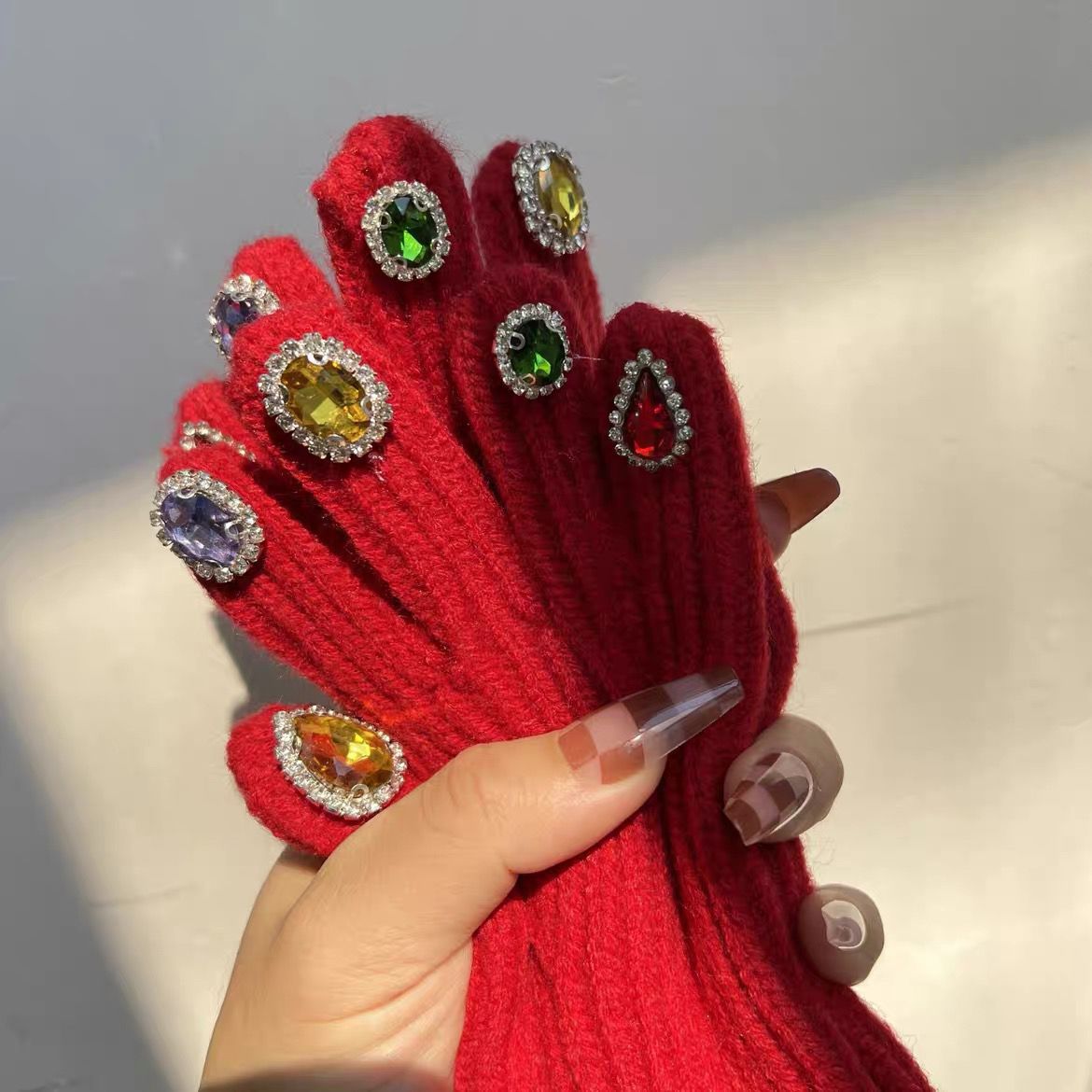 Knitted Open Touch Screen Gloves