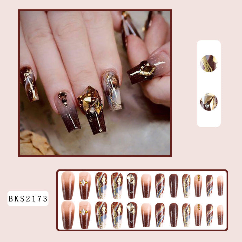 New FashionLong Shiny INS Style Nail Tips