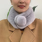 Luxury Real Rabbit Fur Scarf - Winter Velvet Touch