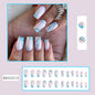 New FashionLong INS Style French Tip Nail Tips