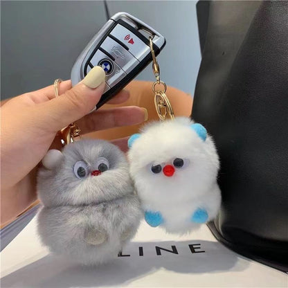 Cute Monster Plush Keychain - Ins Trendy Bag Charm