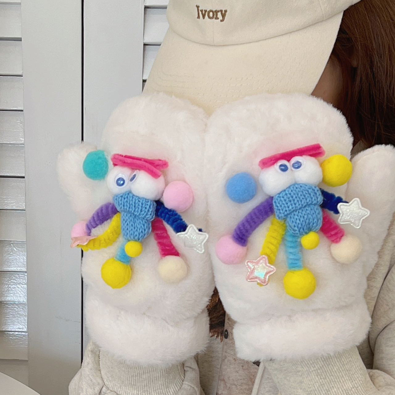 Cute Plush Gloves