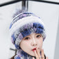 Winter Real Rabbit Fur Ear Flap Hat - Stylish & Warm