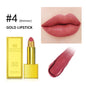 Golden Velvet Matte Lipstick - Long-Lasting, Non-Transfer