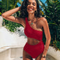 2025 New Sexy One-Shoulder Monokini Swimsuit