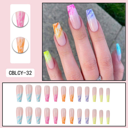 Removable Nail Extensions, Elegant Ballet Style