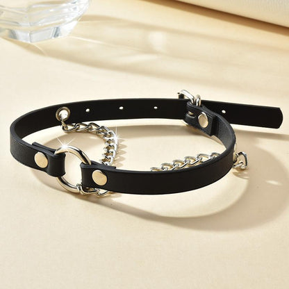 Punk Double Chain Choker